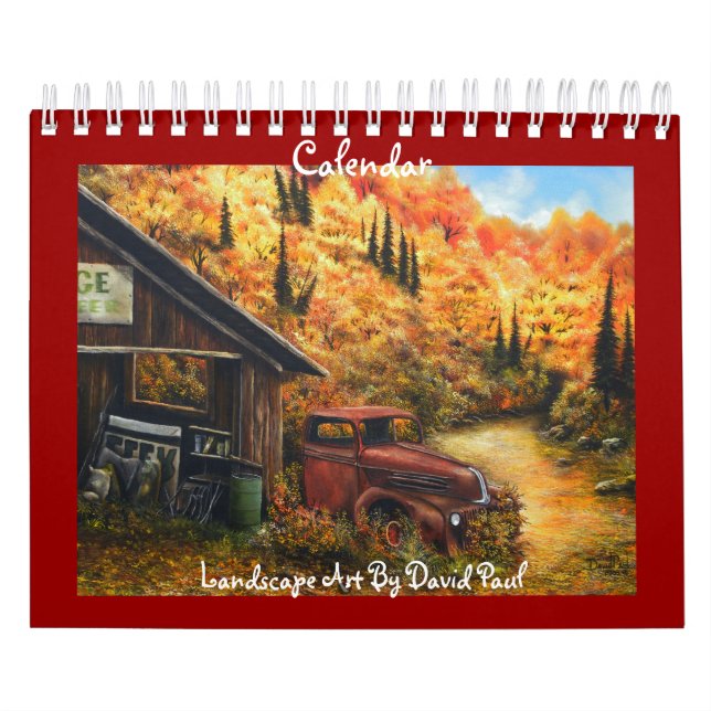 Calendario de personalizables con arte de David Pa (Tapa)