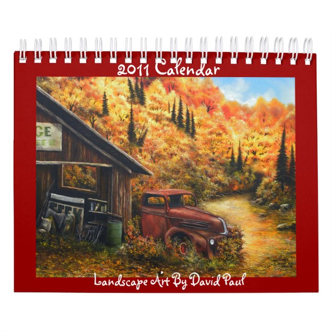 Calendario de personalizables con arte de David Pa (Tapa)
