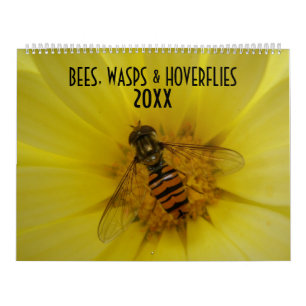 Calendario de Personalizados de avispas y sobremos