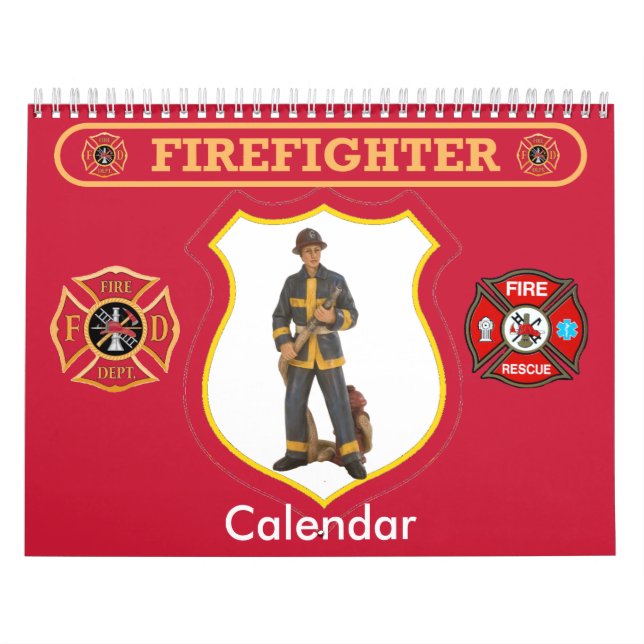 Calendario de Personalizados de bomberos (Tapa)