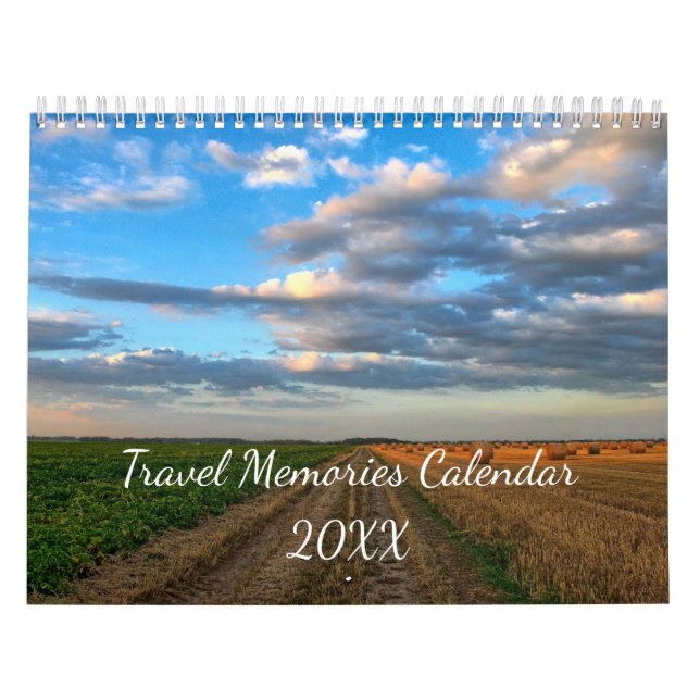 Calendario de Personalizados de fotos de viajes (Tapa)
