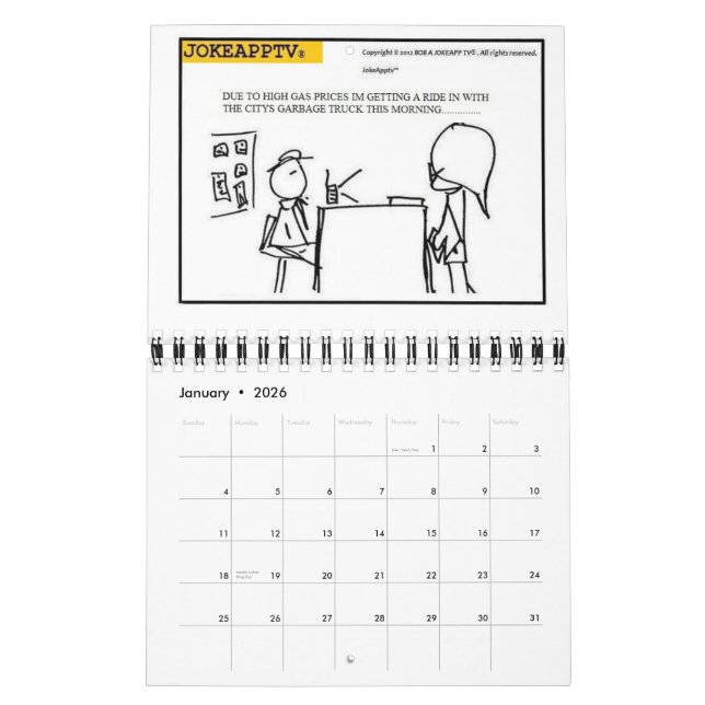 Calendario de Personalizados de JOKEAPP TV ® 2014 (Jan 2026)