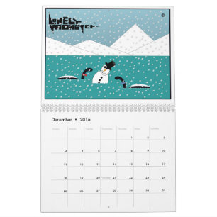 Calendario de Personalizados de Monstruo Solitario