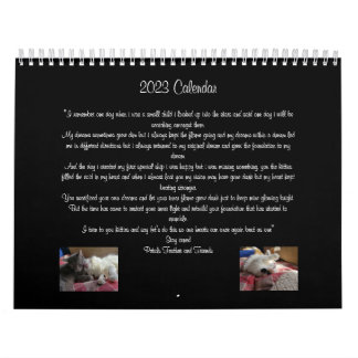 Calendario de Petals Feather y Amigos 2023