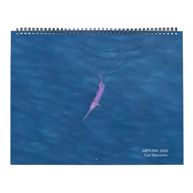 Calendario de pez espada 2026 (Tapa)