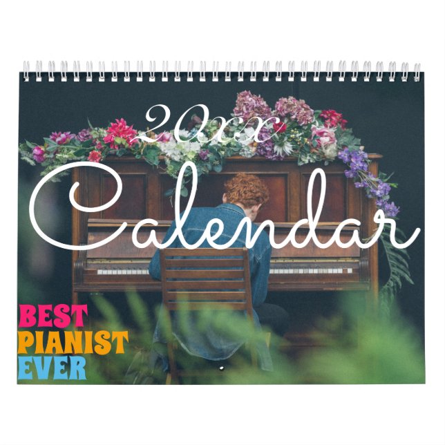 Calendario de pianistas de 2023 (Tapa)
