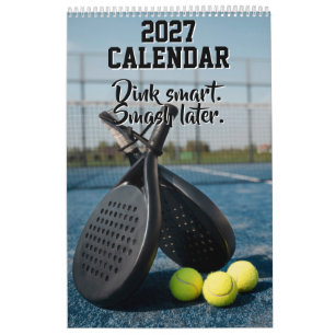 Calendario de pickleball 2027 Citas divertidas Din