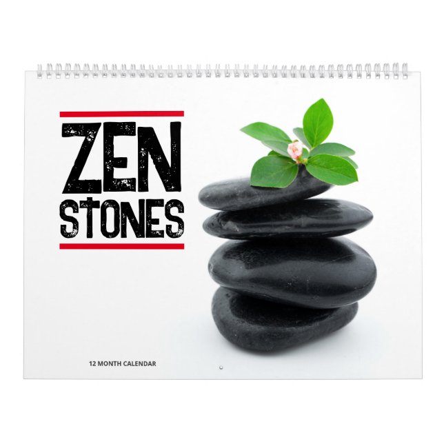Calendario de piedras de Zen (Tapa)