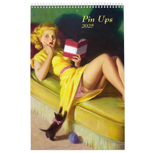 Calendario de Pin Up 2025 (Tapa)