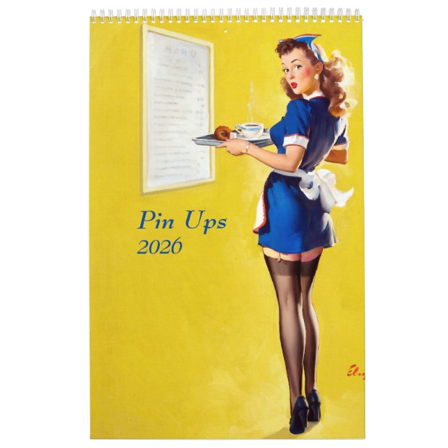 Calendario de Pin Ups 2026 (Tapa)