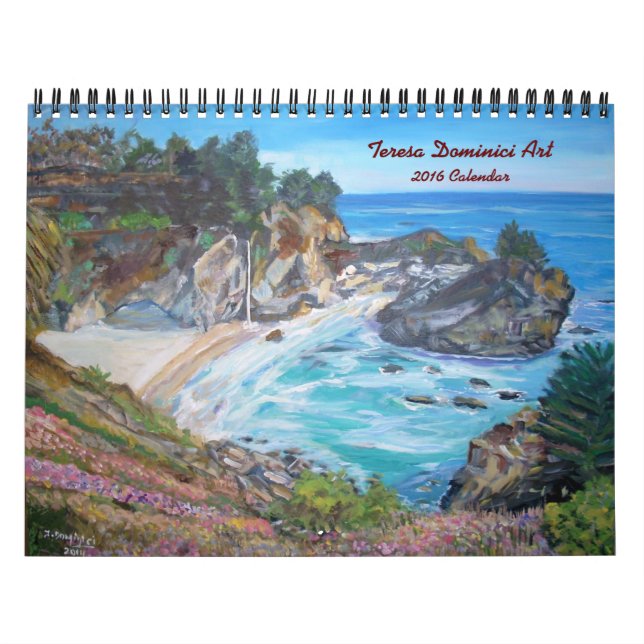 Calendario de pintadas de paisajes 2016 (Tapa)