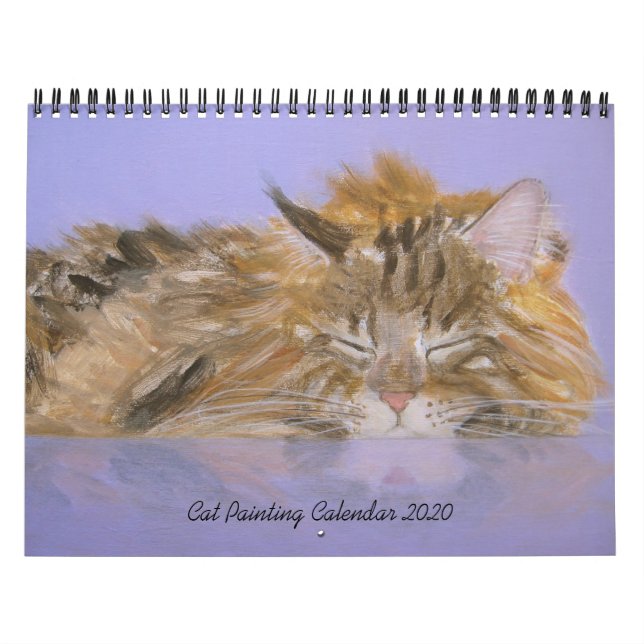 Calendario de pintura de gato nº 2 (Tapa)