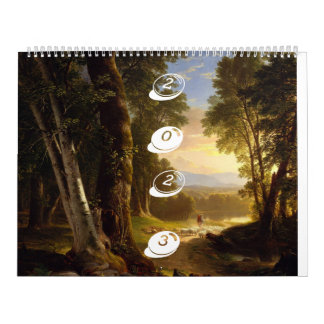 Calendario de pintura de paisajes 2023