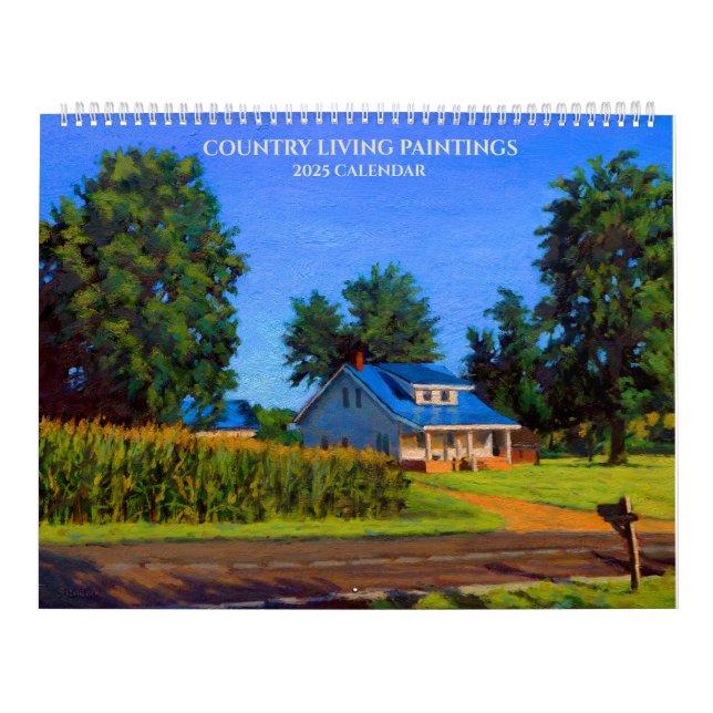 Calendario de pintura viviente del país (Tapa)