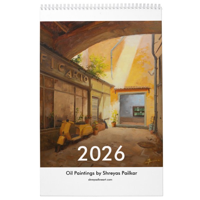 Calendario de Pinturas al Óleo CS2 de Shreyasfinea (Tapa)