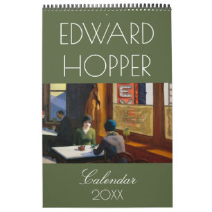 Calendario de pinturas de Edward Hopper de 2026
