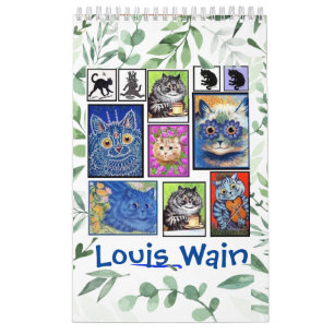 Calendario de pinturas de gatos de Louis Wain