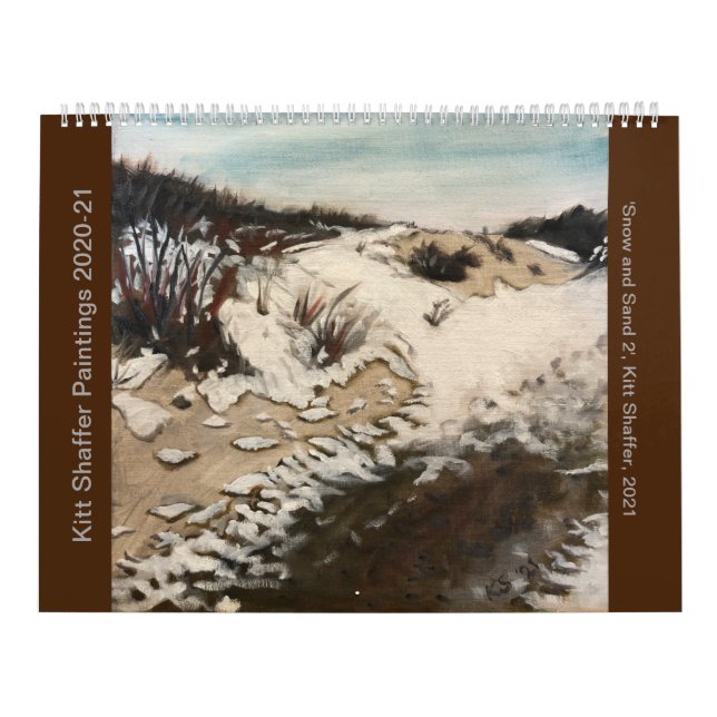 Calendario de pinturas de Kitt Shaffer 2020-2021 (Tapa)