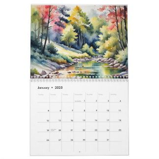 Calendario de pinturas de naturaleza