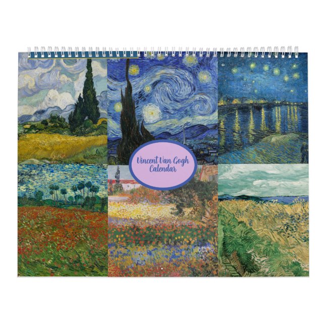 Calendario de pinturas de Vincent Van Gogh (Tapa)