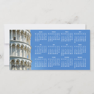 Calendario de Pisa, Italia 2018