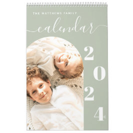 Calendario de planificación de fotografías Persona