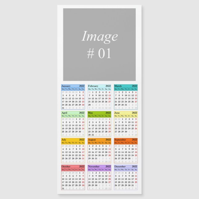 calendario de plantilla 2022 (Anverso)