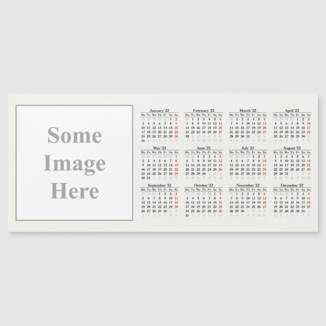 calendario de plantilla 2022 (Anverso)