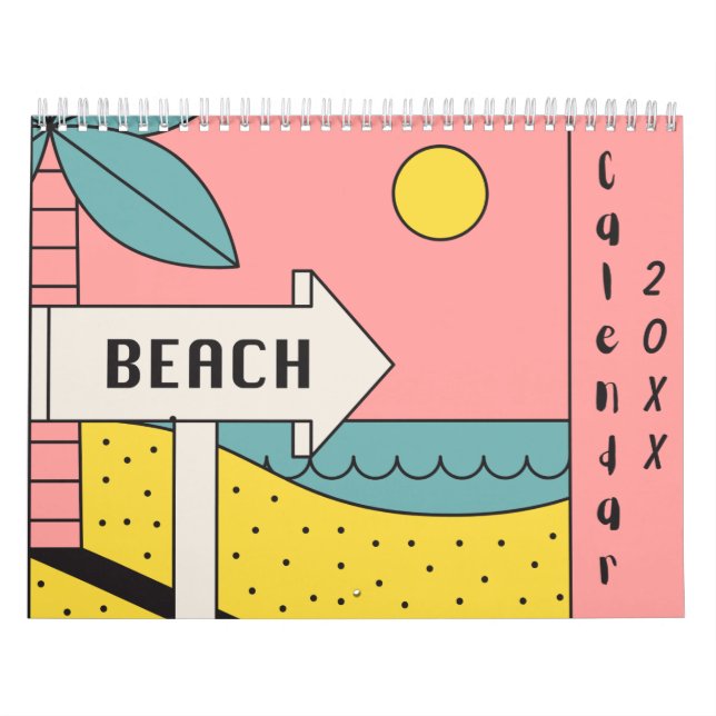Calendario de playa de verano (Tapa)