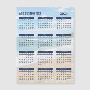Calendario de playa personalizado 2026 – Océano tr