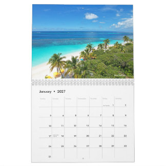 Calendario de playas de Anguilla 2027