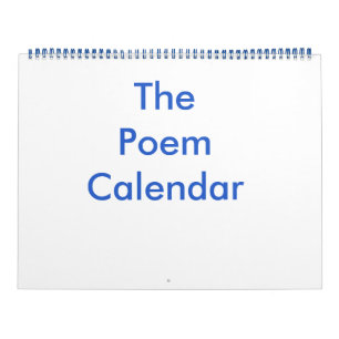 Calendario de poemas