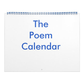 Calendario de poemas