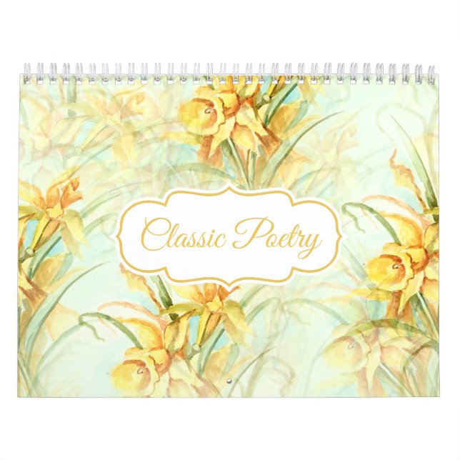 Calendario de poesía clásico (Tapa)