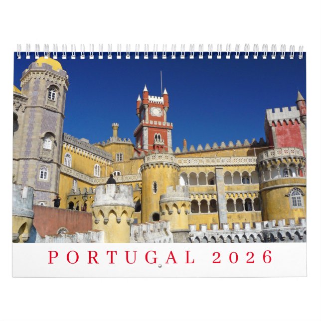 calendario de Portugal 2026 (Tapa)