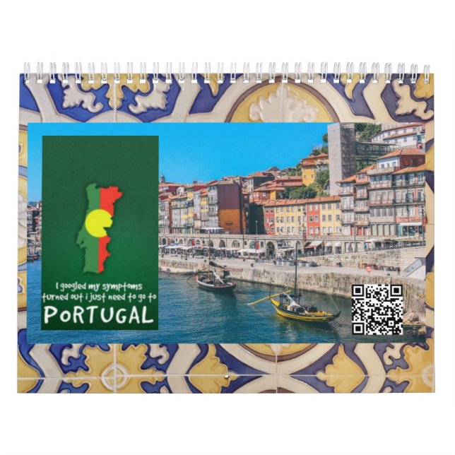 Calendario de Portugal 2026 Fotos a todo color (Tapa)