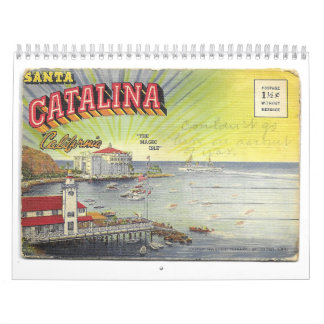 Calendario de postales retro/vintage