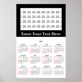 Calendario de Póster Personalizado 2023