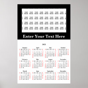 Calendario de Póster Personalizado 2023