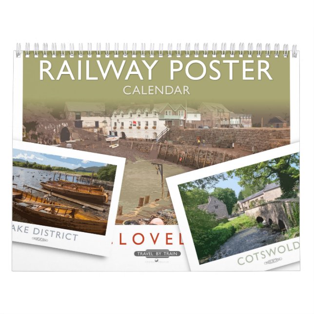 Calendario de Posters de estilo ferroviario 2023 (Tapa)
