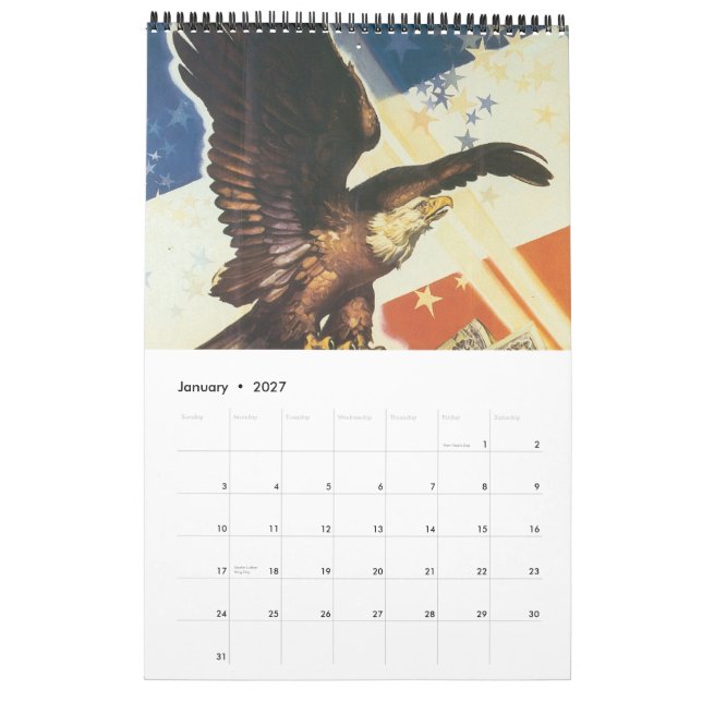 Calendario de Posters de la Guerra Mundial 2012 (Jan 2027)