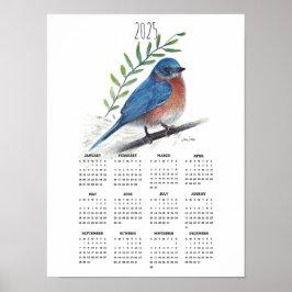 Calendario De Posters De Rama De Bluebird 2025