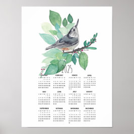 Calendario De Posters De Rama De Nuthatch De 2025