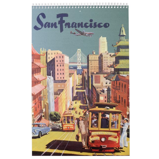 Calendario de pósters de viajes internacionales de (Tapa)