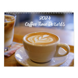 Calendario de postres para el café 2024