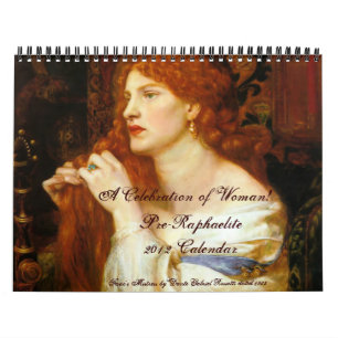 Calendario de pre-Raphaelite 2012