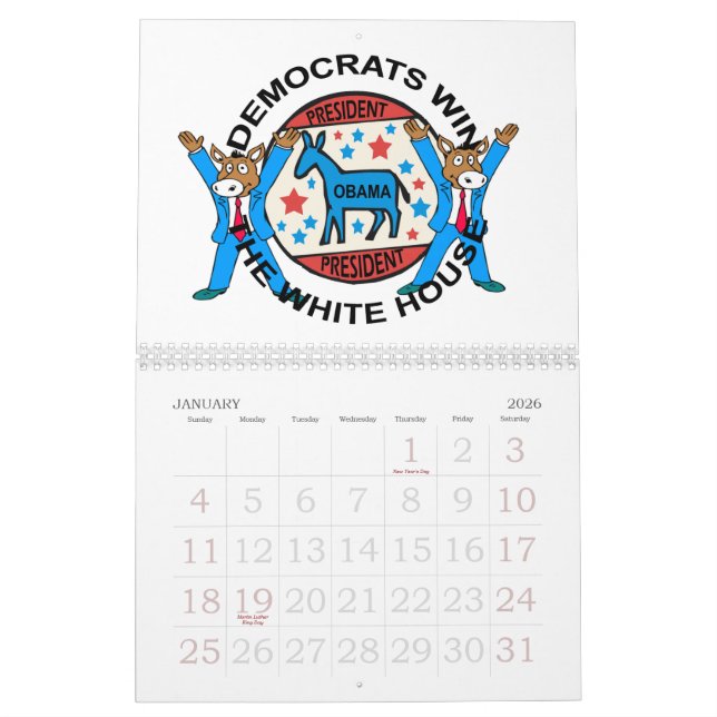 CALENDARIO DE PRESIDENTE OBAMA WINS (Jan 2026)