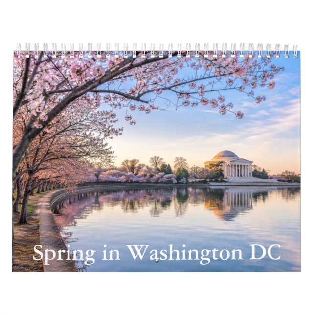 Calendario de primavera en Washington DC (Tapa)