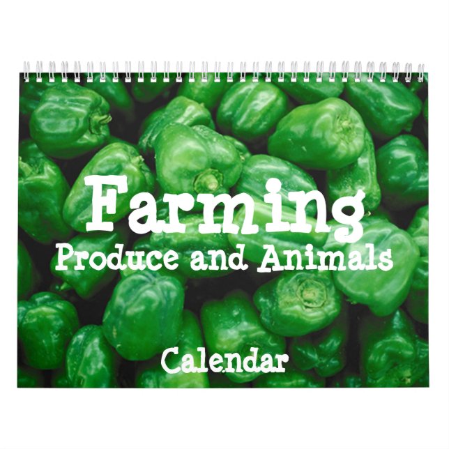 Calendario de producción agrícola y animales (Tapa)