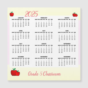 Calendario de profesores de Apple 2025